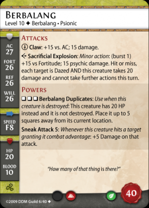 Berbalang Card